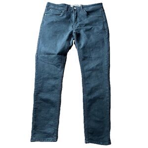 Taylor Vintage Canaan Slim Fit Black Denim Jeans Pants Stretch Men's 34x32